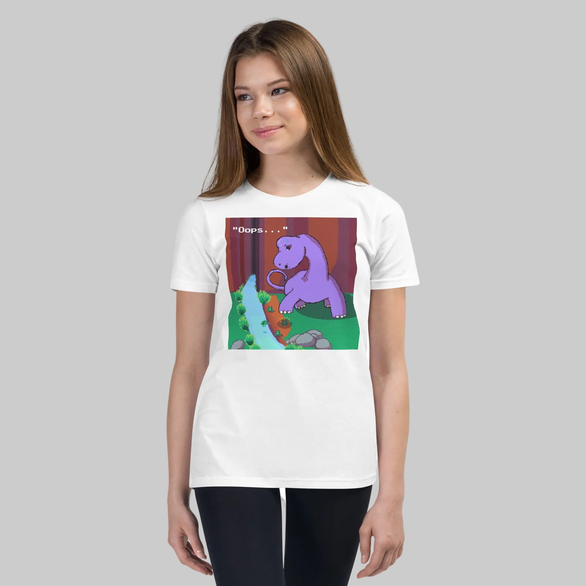 PixelTRex™ – Bracey “Oops” Youth T-Shirt