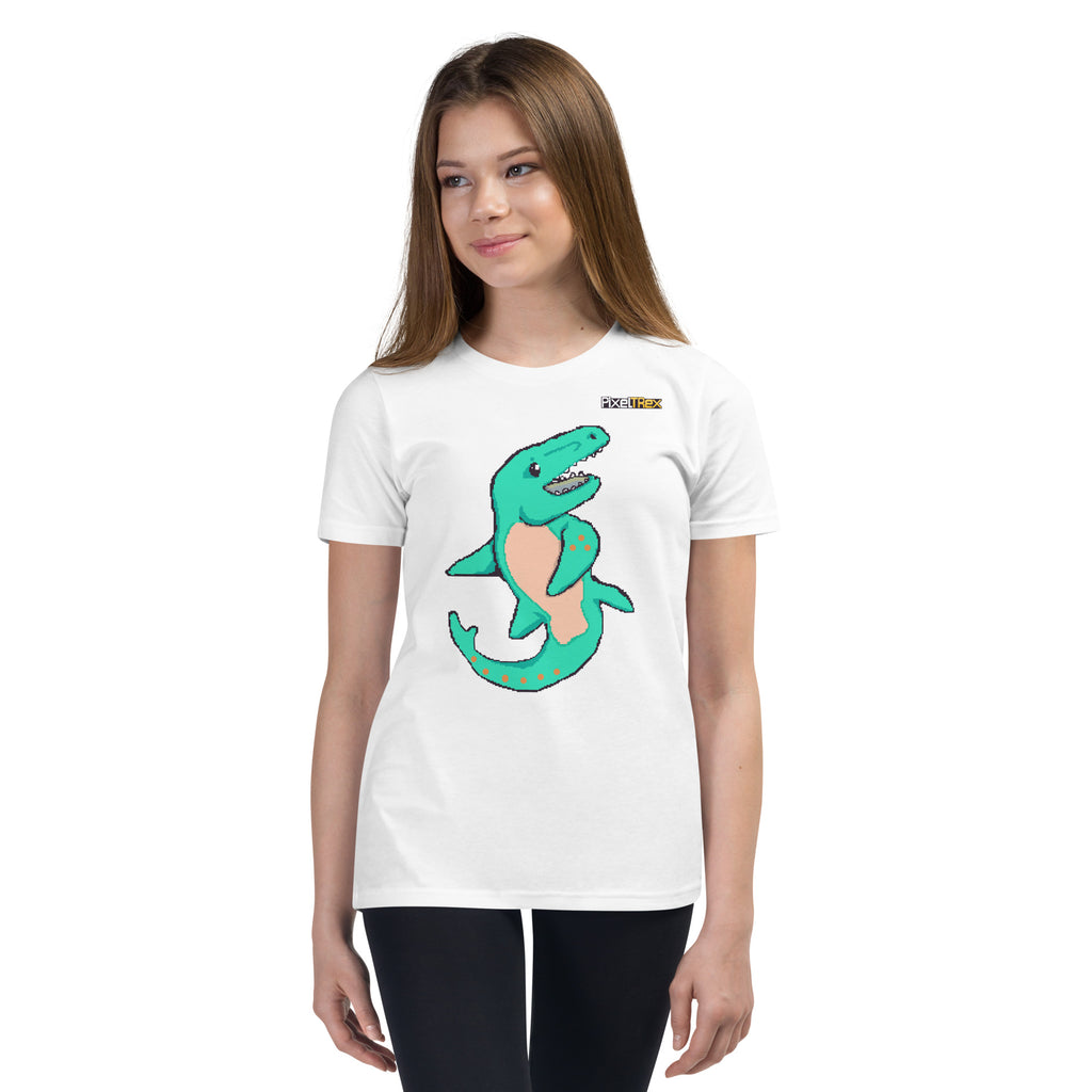 PixelTRex™ – Mosa the Mosasaurus Pixel Creature Youth T-Shirt