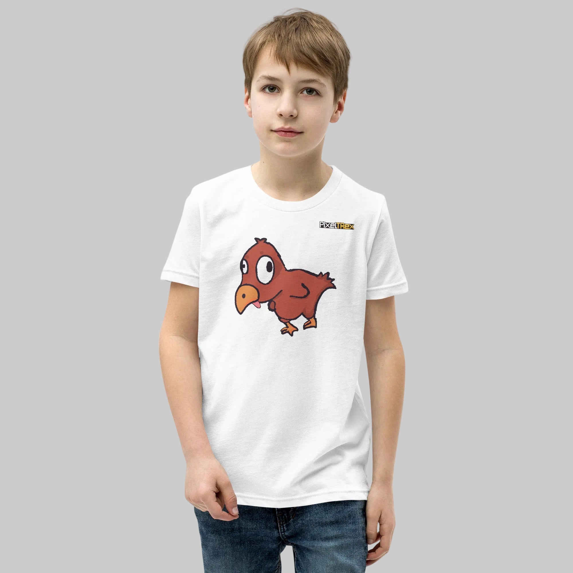 PixelTRex™ – Doug the Dodo Pixel Creature Youth T-Shirt
